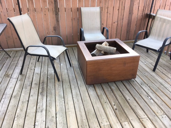 Cube Fire Pit – Metal Mutations